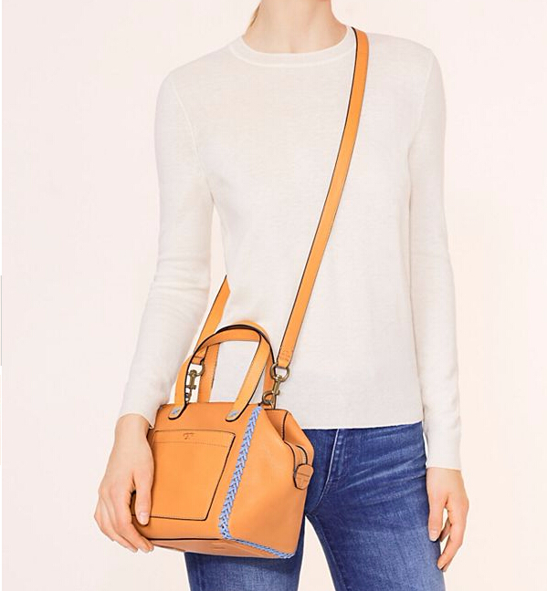 【仅剩1只！】Tory Burch 汤丽柏琦 WHIPSTITCH MINI 女士手提斜挎包 $299（约2166元）