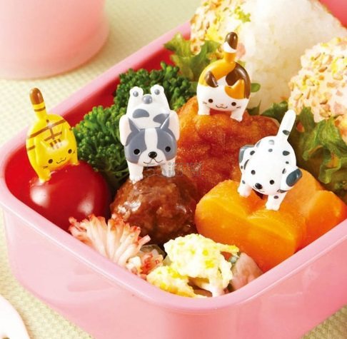 【中亚Prime会员】日本TORUNE 猫咪狗狗伸爪水果叉 3猫4狗 到手价27元