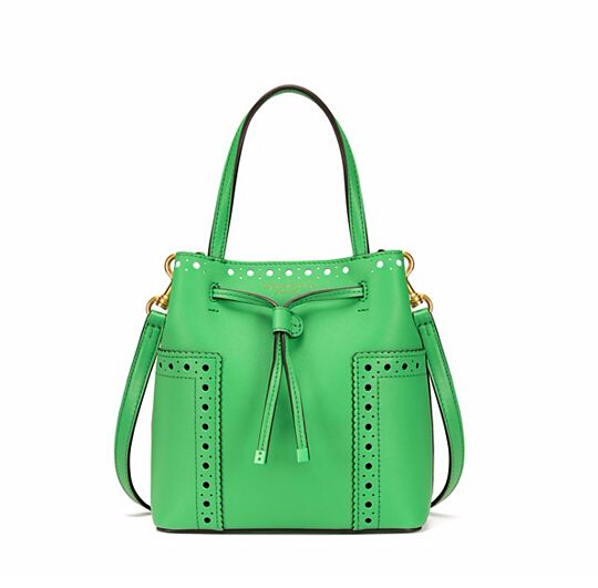 【沧海一粒珠！】Tory Burch 汤丽柏琦  BLOCK-T 微型*水桶包 $259（约1751元）