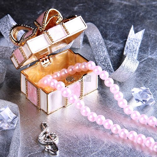 【中亚Prime会员】PIEARTH 珠宝盒 礼品盒(粉红缎带) EX310-1到手价164元