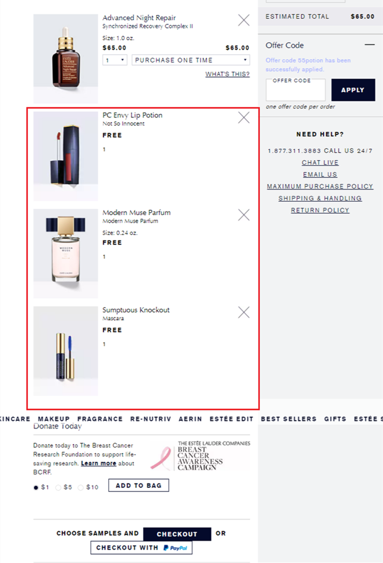 【55专享】送正装！Estee Lauder 雅诗兰黛小棕瓶精华 30ml （约471元）
