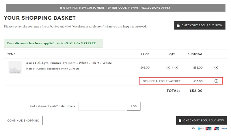 Allsole：慢跑之王 Asics 亚瑟士 精选跑鞋 额外8折