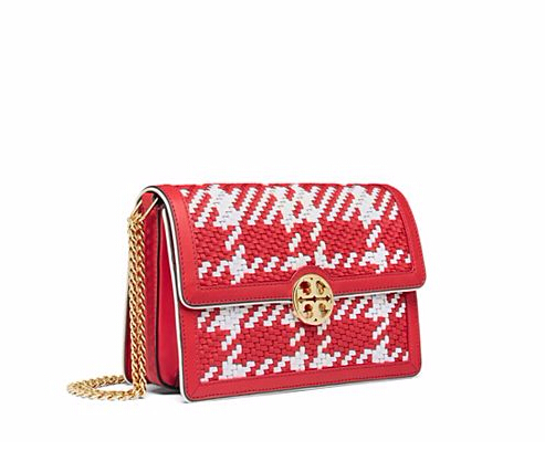 【剩4只！】Tory Burch 汤丽柏琦 DUET CHAIN WOVEN 女士链条包 $399（约2890）
