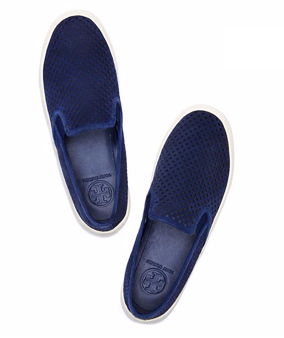 【近5折好价！】Tory Burch 汤丽柏琦镂空休闲平底鞋 2色选 $99（约717元）