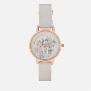 新系列罕见8折！Olivia Burton 猫咪印花表盘 手表 £56（约489元）