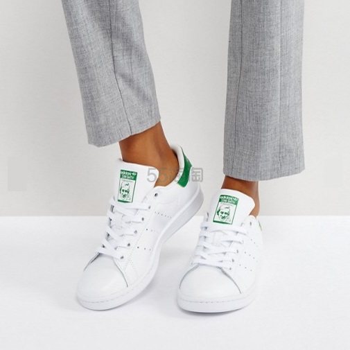 【免费直邮到手！】Adidas Originals 三叶草 Stan Smith 女士运动鞋 绿尾/蓝尾 £45.6（约393元）