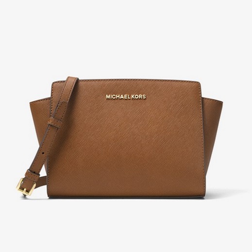 【限时高返！】MICHAEL Michael Kors 中号 MK Selma 秋千包 棕色/正红色可选 9（约804元）