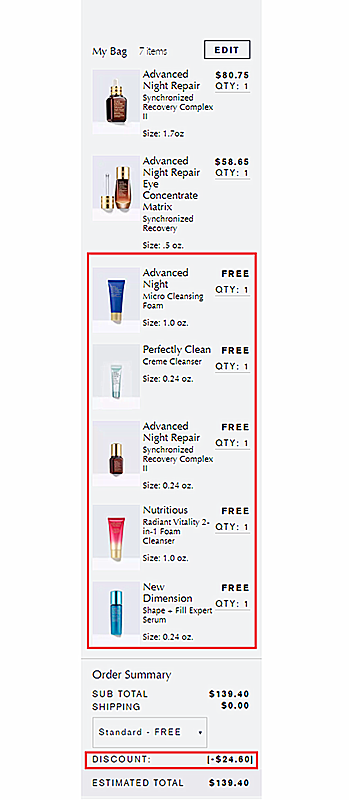 Estee Lauder 雅诗兰黛美国官网:ANR 热卖修护系列8.5折+每满送一个小样