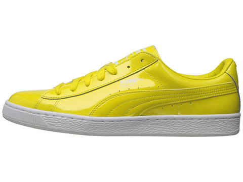 PUMA Basket Matte & Shine 男款黄色运动休闲鞋 $25.99（约188元）