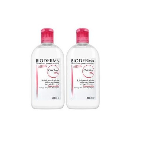 史低价，免费法国直邮！Bioderma 贝德玛 温和*卸妆水 粉水 500ml*2瓶 21.59欧（约166元）