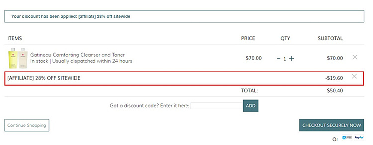 【55专享】SkinCareRx：Gatineau 积姬仙奴全线热卖产品7.2折特惠