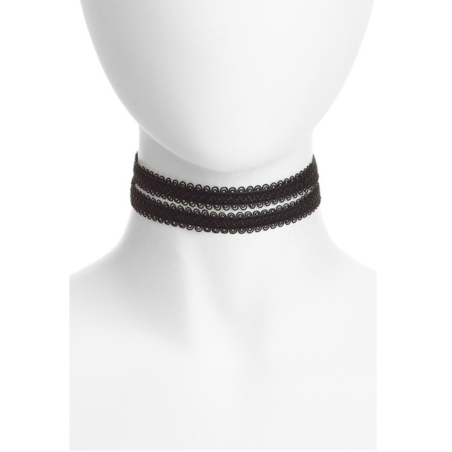 【凑单品！】Vanessa *ey The Peggy 蕾丝 Choker .66（约27元）