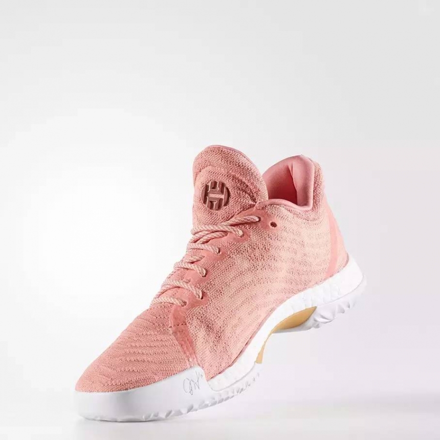 *性哈登的夏季新款战靴 Adidas 阿迪 Harden LS " Sweet Life " 篮球鞋 珊瑚粉 9.99（约1159元）