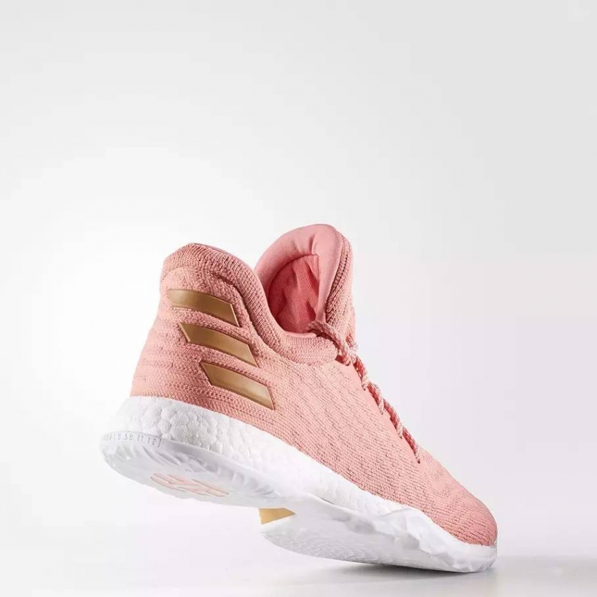 *性哈登的夏季新款战靴 Adidas 阿迪 Harden LS " Sweet Life " 篮球鞋 珊瑚粉 9.99（约1159元）
