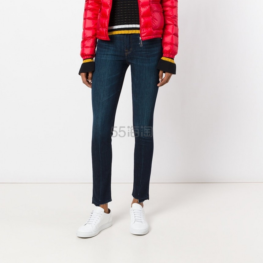 5折！J Brand 不规则下摆剪裁 紧身牛仔裤 7（约992元）