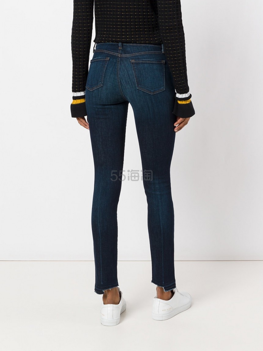 5折！J Brand 不规则下摆剪裁 紧身牛仔裤 7（约992元）