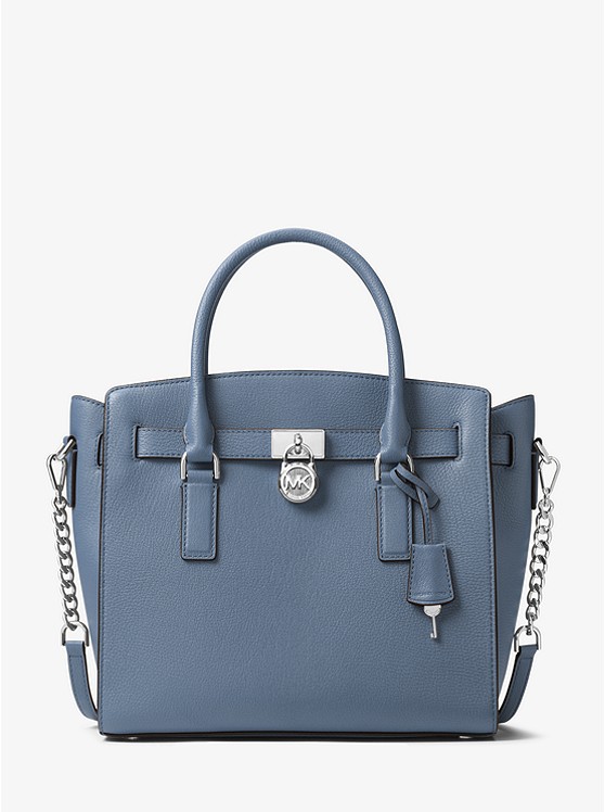 【通勤包必备！】Michael Kors 经典大号 Hamilton 锁头包 $178.8（约1289元）