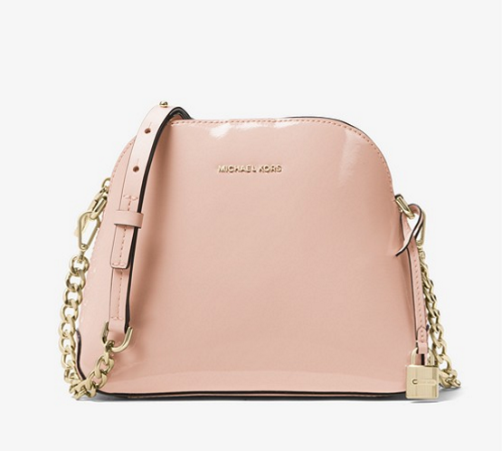 MICHAEL KORS 迈克高仕 Mercer 粉色漆皮贝壳包 $136.8（约985元）