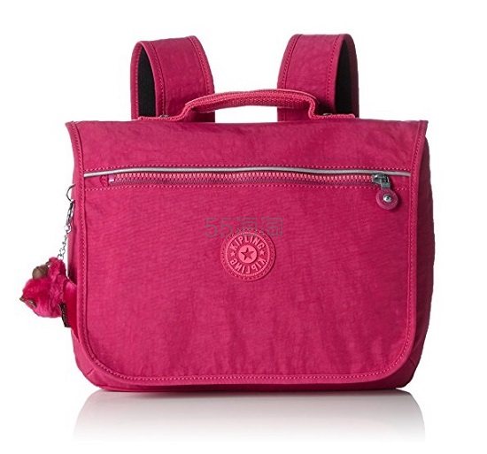 【中亚Prime会员】Kipling 凯浦林 New School 校园翻盖式儿童书包双肩包 K13571 到手价382元