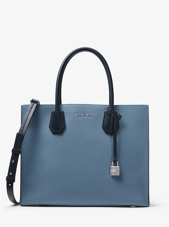 【杨幂同款不同色！】MICHAEL Michael Kors 大号 Mercer 托特包 雾霾蓝 $238（约1724元）