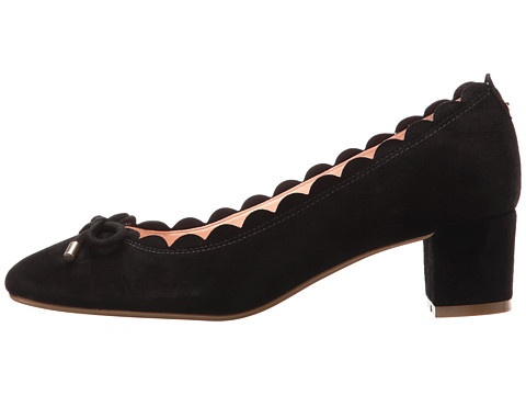 Kate Spade New York Yasmin 女款黑色贝壳边高跟鞋 $74.99（约543元）
