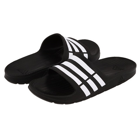 adidas Kids Duramo Slide 大童款凉拖 成人可穿 $14.99（约109元）