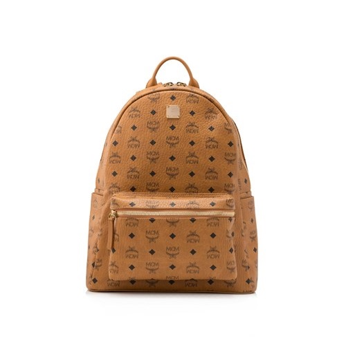 额外8.5折包税直邮到手!MCM 中号经典 Stark 皮制双肩包 3664元