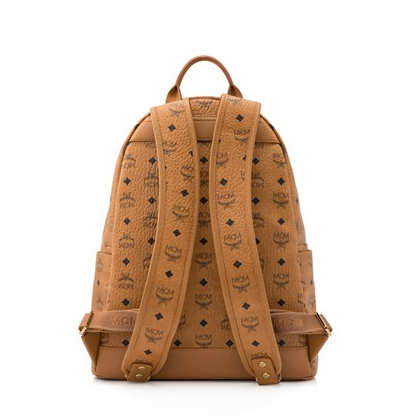 额外8.5折包税直邮到手!MCM 中号经典 Stark 皮制双肩包 3664元