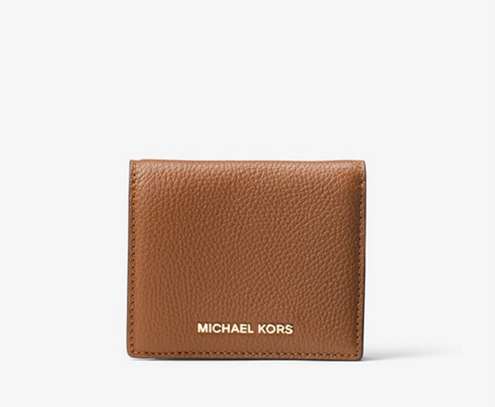 【趁着还有货赶紧抢！】MICHAEL Michael Kors Mercer  荔枝纹牛皮短钱夹 黄/棕色 $36（约261元）