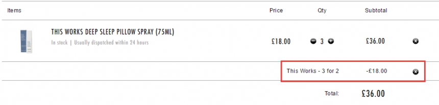 【折扣延长||随时失效】买3付2！This Works 深层睡眠喷雾 75ml £12.06（约105元）