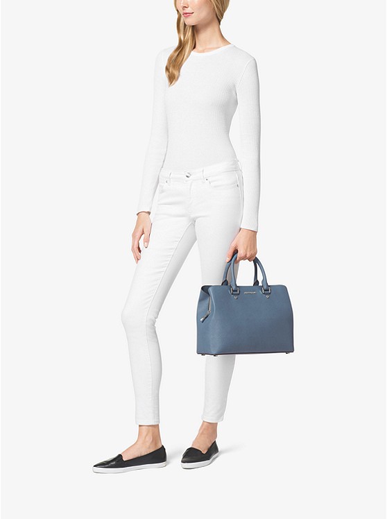 【5折！】Michael Kors 大号 “S*annah” 手提肩背包 $149（约1079元）