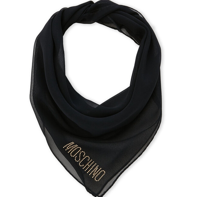 MOSCHINO Silk Logo Scarf 真丝围巾 多色可选 .99（约217元）