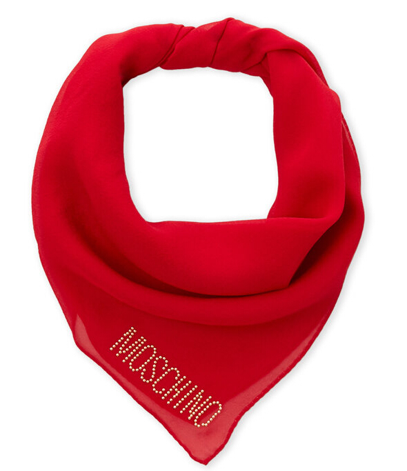 MOSCHINO Silk Logo Scarf 真丝围巾 多色可选 .99（约217元）