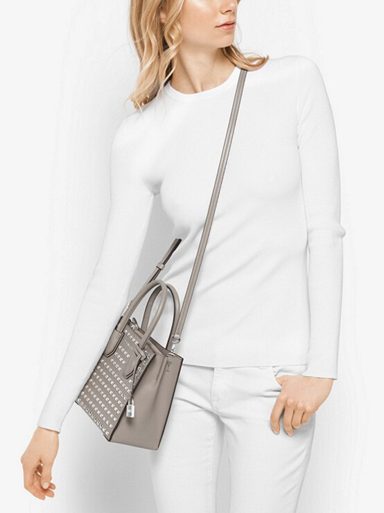 MICHAEL Michael Kors 中号 Mercer 铆钉装饰托特包 $238（约1724元）