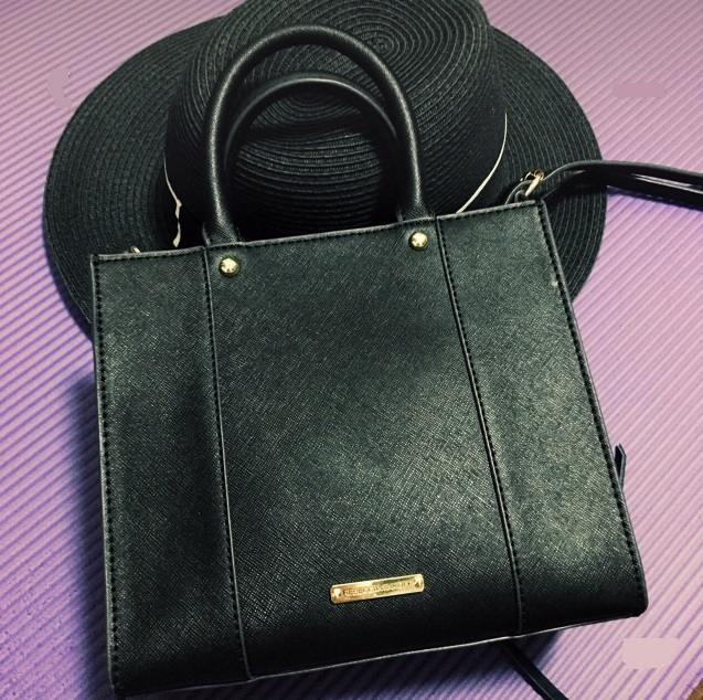 【限时高返！】Rebecca Minkoff 瑞贝卡 Mab Tote Mini 十字压纹牛皮流苏手提小号单肩包 $87.75（约630元）