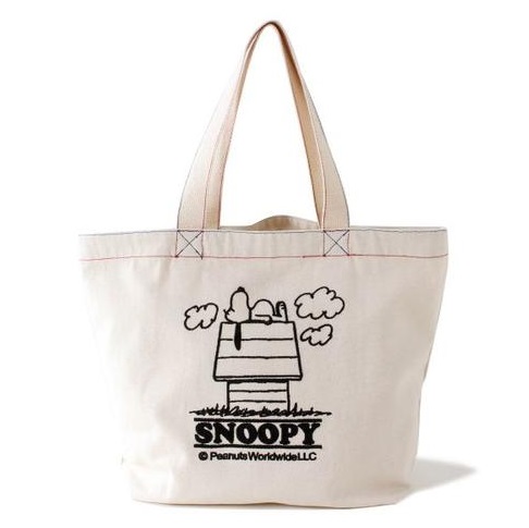 Boofoowoo 宝福沃 B4刺绣帆布包SNOOPY限量款 到手价3067日元（约196元）