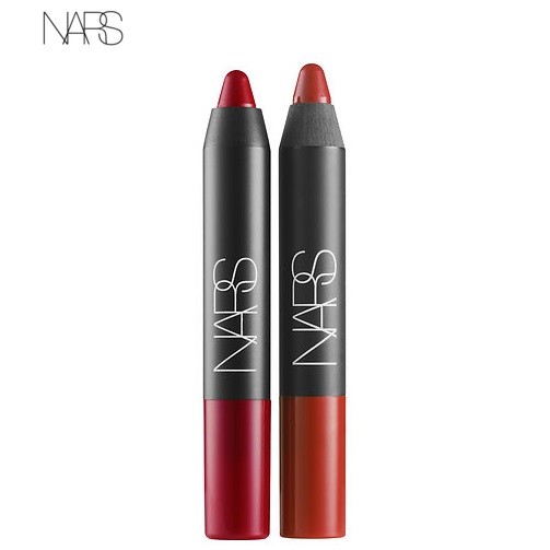 【包邮*到手！】Nars 纳斯 丝绒哑光唇膏笔套装 豆沙色/偏冷调正红（Dolce Vita/Cruella） 1.8g*2 217.7元