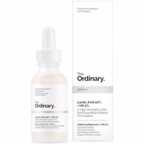 新品！THE ORDINARY 10%乳酸+2% 透明质酸去角质精华（约58元）