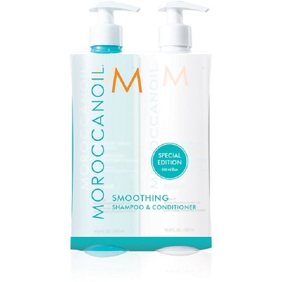 Moroccanoil 摩洛哥油 柔滑顺直洗发水护发素套装 500ml×2 £34.99（约305元）