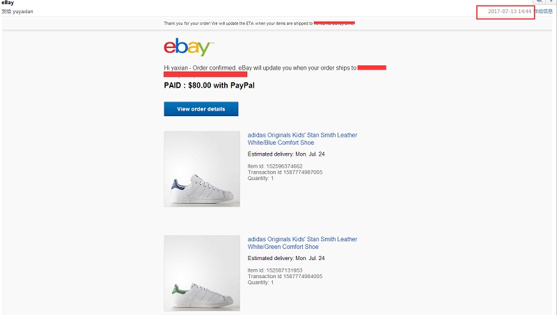 【5姐晒单】5姐又来辟谣了，ebay 买的 Adidas Stan Smith 货真价实，没毛*！