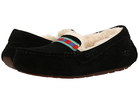 UGG Ansley Embroidery 女款毛绒平底鞋 $55（约398元）