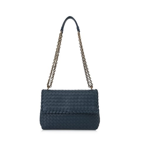 七夕好价额外7.5折+包邮* Bottega Veneta 纳帕皮编织链条肩背包 11618元