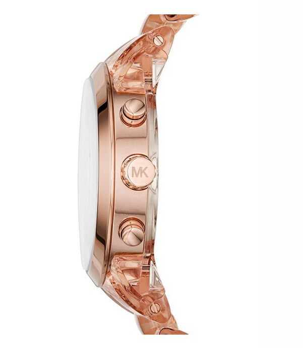 【七夕礼物！】蒋欣同款！MICHAEL Michael Kors Audrina Blush 玫瑰金表盘女士手表 $192.5（约1391元）