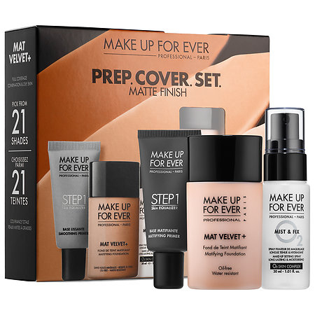 价值！MAKE UP FOR EVER 天鹅绒哑光丝绒粉底套装 （约427元）