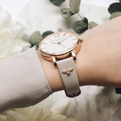 新款罕见8折！Olivia Burton 蜜蜂表带 £78.4（约684元）