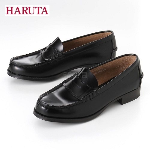 支持银联卡！日本 HARUTA 真牛皮 超舒适学生鞋/乐福鞋2E 适合普通/偏*脚型 8100日元起（约486元起）
