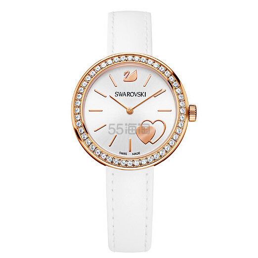 七夕礼物swarovski施华洛世奇daytimewhiteheart小天鹅女士手表