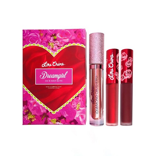 【55专享】7折+免费直邮+送正装唇釉Riot！Lime Crime 独角兽 Dream Girl 唇妆套装 £21.25（约185元）