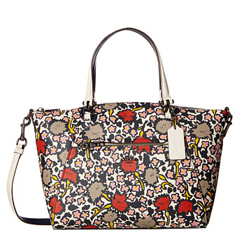 COACH Floral Printed Prairie Satchel 印花*手袋