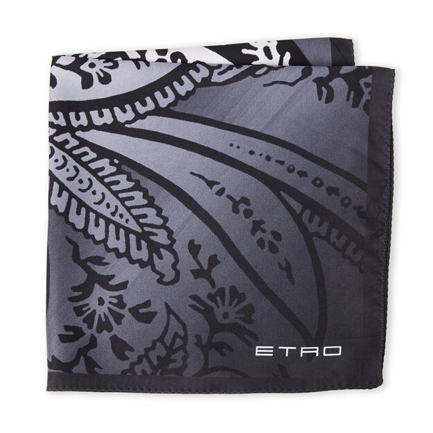 大牌白菜价~~ETRO Silk Scarf 印花丝巾 